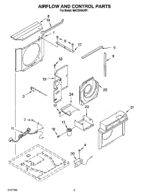 02 - Airflow And Control Parts parts for Whirlpool Air Conditioner MACQ184XP1 from AppliancePartsPros.com