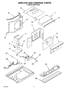 02 - Air Flow And Control Parts parts for Whirlpool Air Conditioner MACM124XP0 from AppliancePartsPros.com