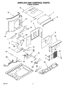 02 - Air Flow And Control Parts parts for Whirlpool Air Conditioner ACE082XP2 from AppliancePartsPros.com