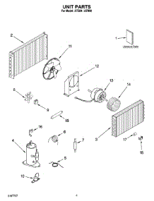 02 - Unit Parts parts for Whirlpool Air Conditioner ATR09 from AppliancePartsPros.com