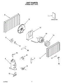 02 - Unit Parts parts for Whirlpool Air Conditioner ATR15 from AppliancePartsPros.com