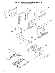 02 - Air Flow And Control Parts parts for Whirlpool Air Conditioner ACQ052PP0 from AppliancePartsPros.com