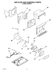 02 - Air Flow And Control Parts parts for Whirlpool Air Conditioner ACQ058PP0 from AppliancePartsPros.com