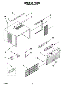 03 - Cabinet Parts parts for Whirlpool Air Conditioner ACQ102XP0 from AppliancePartsPros.com