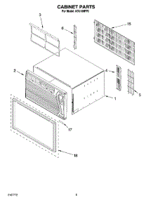 03 - Cabinet Parts parts for Whirlpool Air Conditioner ACU109PP0 from AppliancePartsPros.com