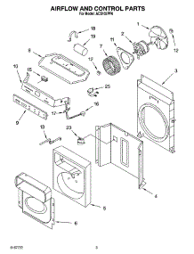 02 - Air Flow And Control Parts parts for Whirlpool Air Conditioner ACS102PP0 from AppliancePartsPros.com