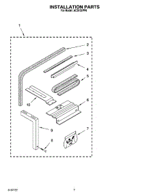 04 - Installation Parts parts for Whirlpool Air Conditioner ACS102PP0 from AppliancePartsPros.com