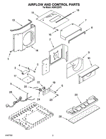 02 - Air Flow And Control Parts parts for Whirlpool Air Conditioner ACM122XP0 from AppliancePartsPros.com