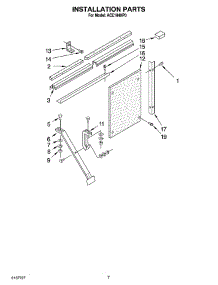 05 - Installation Parts parts for Whirlpool Air Conditioner ACE184XP0 from AppliancePartsPros.com