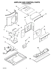 02 - Air Flow And Control Parts parts for Whirlpool Air Conditioner ACQ108XP0 from AppliancePartsPros.com