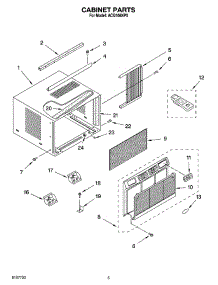 03 - Cabinet Parts parts for Whirlpool Air Conditioner ACQ108XP0 from AppliancePartsPros.com
