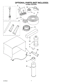 04 - Optional  Parts (Not Included) parts for Whirlpool Air Conditioner ACQ122XH1 from AppliancePartsPros.com