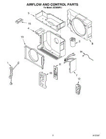 02 - Airflow And Control Parts parts for Whirlpool Air Conditioner ACQ058PL1 from AppliancePartsPros.com