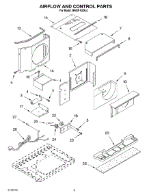 02 - Air Flow And Control Parts parts for Whirlpool Air Conditioner MACM102XL0 from AppliancePartsPros.com