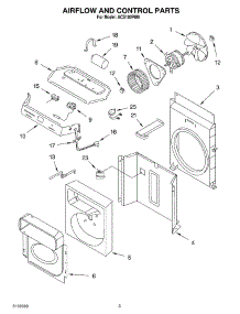 02 - Air Flow And Control Parts parts for Whirlpool Air Conditioner ACS102PM0 from AppliancePartsPros.com