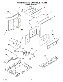 02 - Air Flow And Control Parts parts for Whirlpool Air Conditioner YACM082XK1 from AppliancePartsPros.com