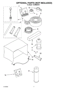 04 - Optional  Parts (Not Included) parts for Whirlpool Air Conditioner YACM082XK1 from AppliancePartsPros.com
