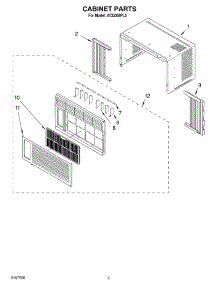 03 - Cabinet Parts parts for Whirlpool Air Conditioner ACQ058PL0 from AppliancePartsPros.com