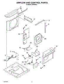 02 - Airflow And Control Parts parts for Whirlpool Air Conditioner ACM184XL1 from AppliancePartsPros.com