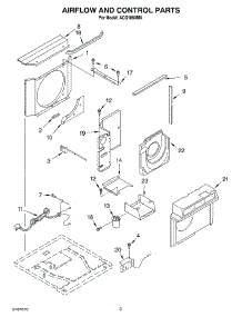 02 - Airflow And Control Parts parts for Whirlpool Air Conditioner ACQ189XM0 from AppliancePartsPros.com