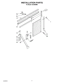 05 - Installation Parts parts for Whirlpool Air Conditioner ACQ189XM0 from AppliancePartsPros.com