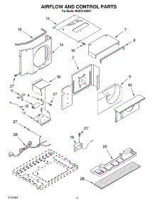 02 - Air Flow And Control Parts parts for Whirlpool Air Conditioner MACQ124XK1 from AppliancePartsPros.com