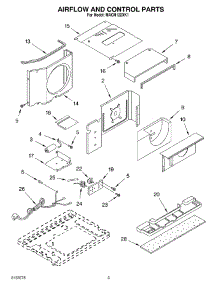 02 - Air Flow And Control Parts parts for Whirlpool Air Conditioner MACM122XK1 from AppliancePartsPros.com