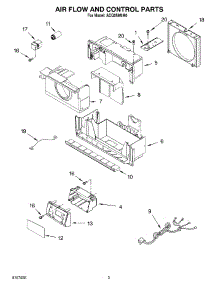 02 - Air Flow And Control Parts parts for Whirlpool Air Conditioner ACQ058MM0 from AppliancePartsPros.com