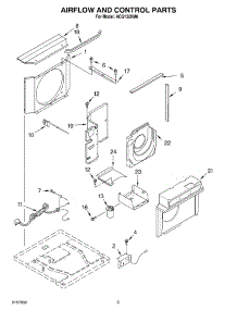02 - Airflow And Control Parts parts for Whirlpool Air Conditioner ACQ152XM0 from AppliancePartsPros.com