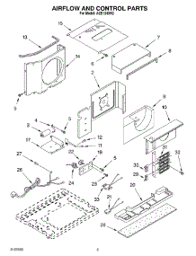 02 - Air Flow And Control Parts parts for Whirlpool Air Conditioner ACE124XK2 from AppliancePartsPros.com