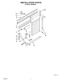 05 - Installation parts for Whirlpool Air Conditioner ACM184XJ0 from AppliancePartsPros.com