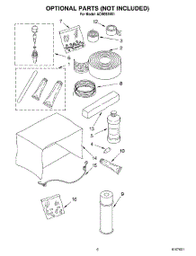 04 - Optional parts for Whirlpool Air Conditioner ACM052XK1 from AppliancePartsPros.com