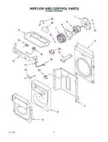 02 - Airflow And Control parts for Whirlpool Air Conditioner ACS102XJ0 from AppliancePartsPros.com