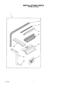 04 - Installation parts for Whirlpool Air Conditioner ACS102XJ0 from AppliancePartsPros.com