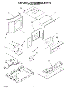 02 - Air Flow And Control parts for Whirlpool Air Conditioner ACQ108XL0 from AppliancePartsPros.com