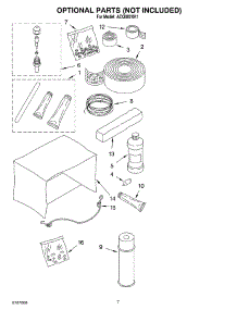 04 - Optional parts for Whirlpool Air Conditioner ACQ082XK1 from AppliancePartsPros.com