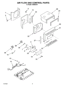 02 - Air Flow And Control parts for Whirlpool Air Conditioner ACM062XK1 from AppliancePartsPros.com