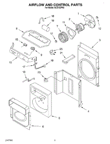 02 - Airflow And Control parts for Whirlpool Air Conditioner ACS102PK0 from AppliancePartsPros.com