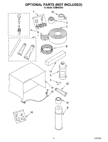 04 - Optional parts for Whirlpool Air Conditioner ACM492XK0 from AppliancePartsPros.com