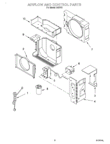 03 - Air Flow And Control parts for Whirlpool Air Conditioner RA51K0 from AppliancePartsPros.com