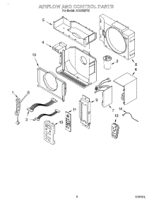 02 - Airflow And Control parts for Whirlpool Air Conditioner ACQ062PK0 from AppliancePartsPros.com