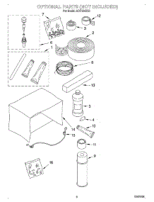 04 - Optional parts for Whirlpool Air Conditioner ACQ184XK0 from AppliancePartsPros.com
