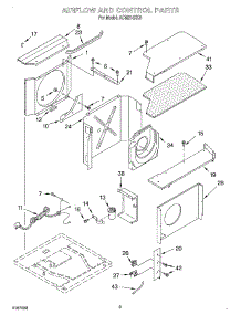 02 - Air Flow And Control parts for Whirlpool Air Conditioner ACM214XK0 from AppliancePartsPros.com