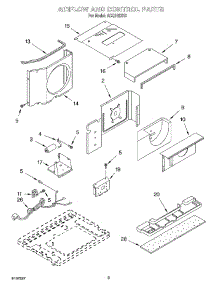 02 - Air Flow And Control parts for Whirlpool Air Conditioner ACQ102XK0 from AppliancePartsPros.com