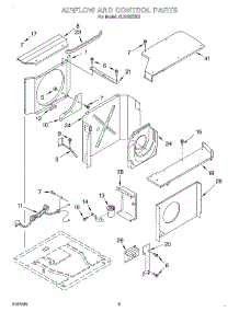 02 - Airflow And Control parts for Whirlpool Air Conditioner ACQ152XK0 from AppliancePartsPros.com