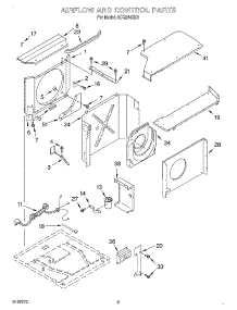 02 - Air Flow And Control parts for Whirlpool Air Conditioner ACQ244XK0 from AppliancePartsPros.com