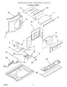 02 - Air Flow And Control parts for Whirlpool Air Conditioner CA10WRK0 from AppliancePartsPros.com