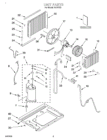 02 - Unit, Literature parts for Whirlpool Air Conditioner RA101K0 from AppliancePartsPros.com