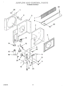 02 - Section parts for Whirlpool Air Conditioner ACU072XJ1 from AppliancePartsPros.com
