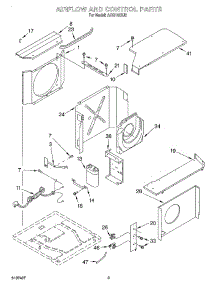 02 - Air Flow And Control parts for Whirlpool Air Conditioner ACQ142XJ0 from AppliancePartsPros.com